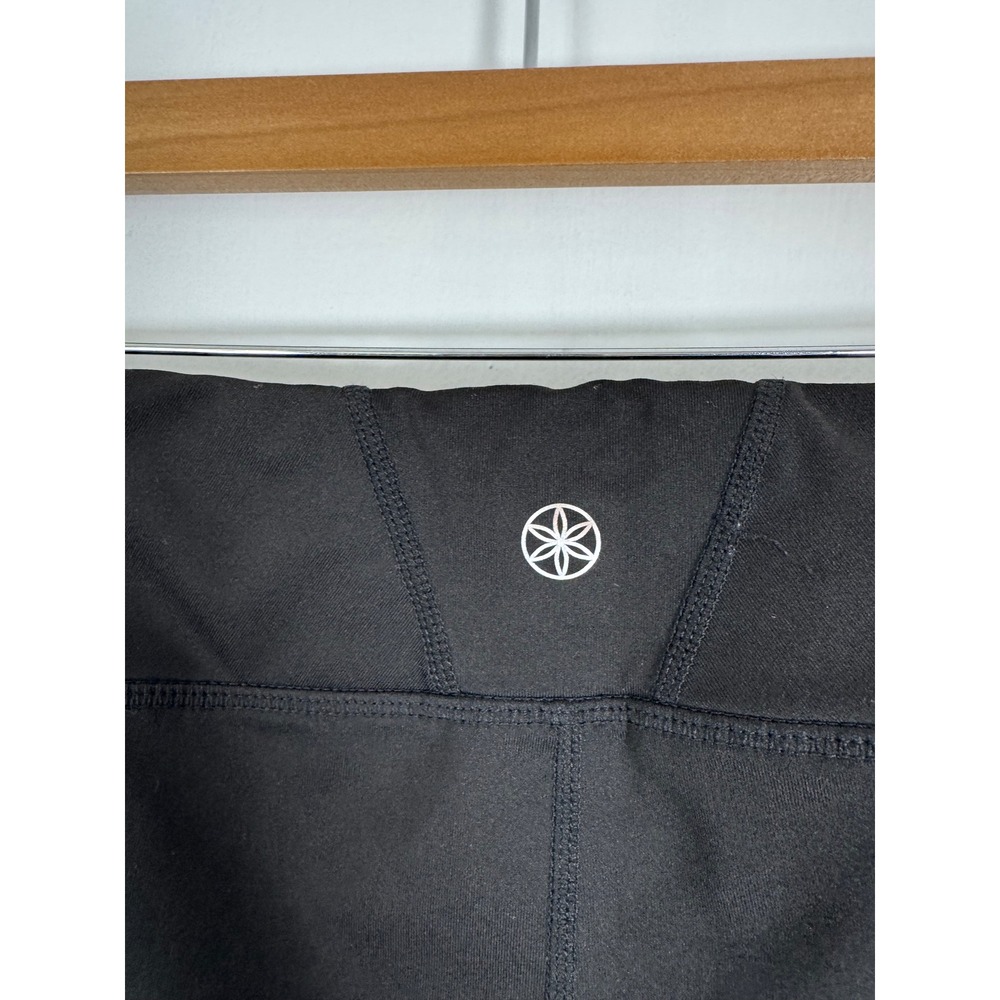 Athleisure Gaiam Womens XXL Bootcut Yoga Pants Black Wide Waistband Stretch - Picture 4 of 9